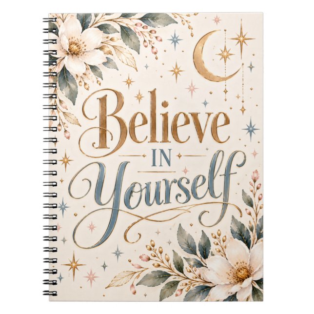 Cuaderno Cree en Sí Mismo (Frente)