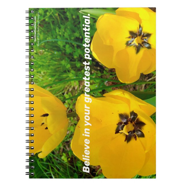 Cuaderno Cree En Su Mayor Potencial. (Frente)