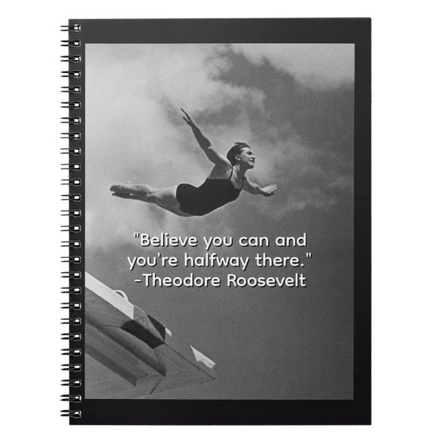 Cuaderno Cree en Theodore Roosevelt (Frente)