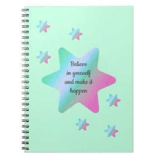 Cuaderno Cree En Ti Mismo Y Haz Que Suceda
