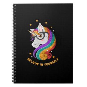 Cuaderno Cree En Usted Misma Unicornio