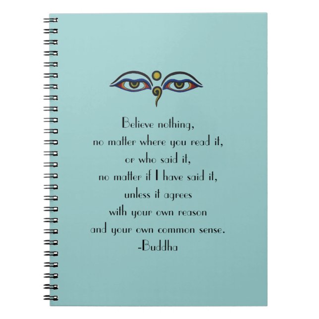 Cuaderno Cree Nada-Cita de Buda (Frente)