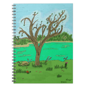 Cuaderno Creek con bloc de notas de árbol