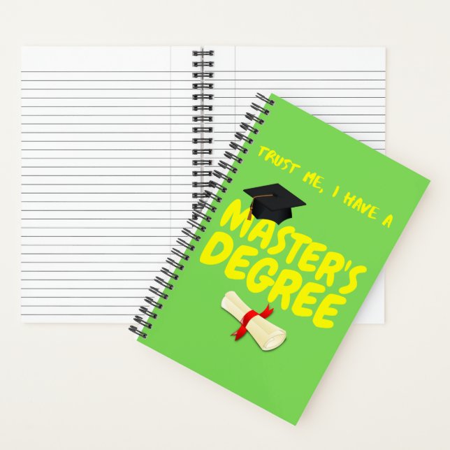Cuaderno Créeme, tengo un máster (Interior)