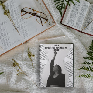 Cuaderno Creencia personalizada en su propio portátil