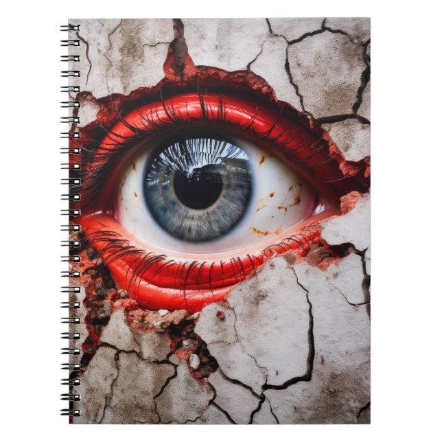 Cuaderno Creepe Blue Eye Quirky Fun (Frente)