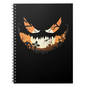 Cuaderno Creepe Jack O Latern Spooky Halloween