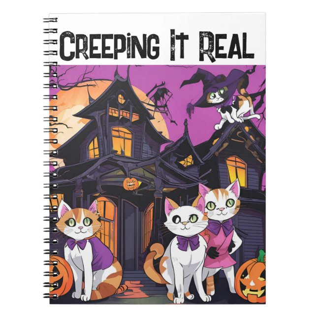 Cuaderno Creeping It Real Halloween (Frente)