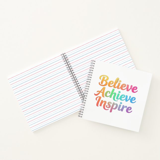 Cuaderno Creer Alcanzar el Inspirar (Interior)