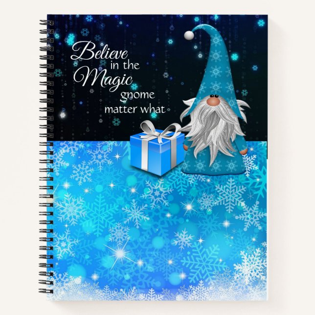 Cuaderno Creer en el portátil Magic Gnome (Anverso)