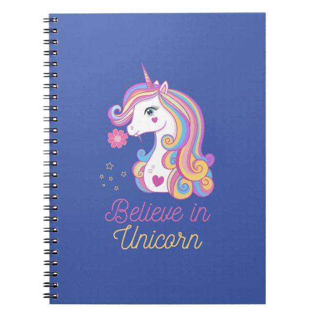 Cuaderno Creer En La Unicornio Mágica (Frente)
