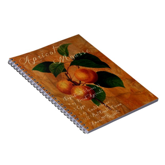 Cuaderno Crema batida del albaricoque (Lado Derecho)