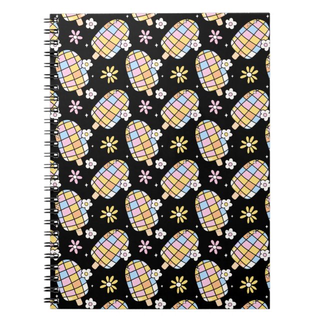 Cuaderno Crema de hielo floral dulce - Modelo de verano cap (Frente)