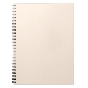 Cuaderno  Crema delicada popular. 