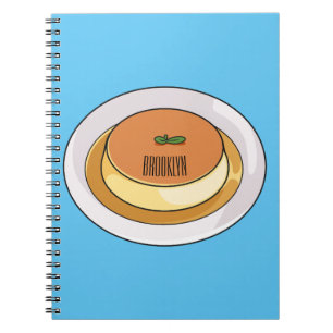 Cuaderno Creme caramel personalizado ilustracion
