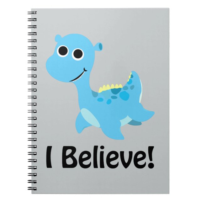 Cuaderno ¡Creo! Cute Blue Nessie (Frente)