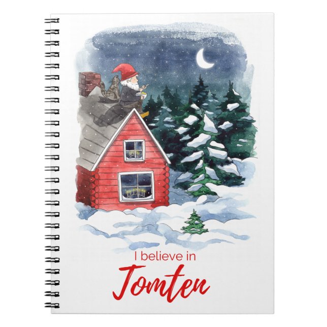Cuaderno Creo en el portátil Tomten (Frente)