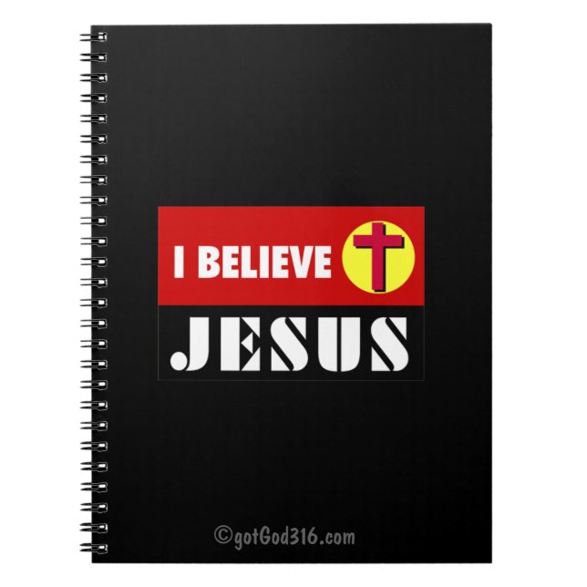 Cuaderno Creo en Jesús gotGod316.com (Frente)