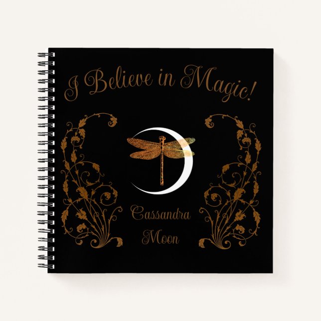 Cuaderno ¡Creo en la magia! Personalizado (Anverso)