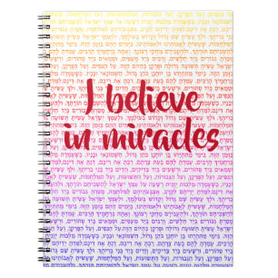 Cuaderno Creo en los milagros Hanukkah