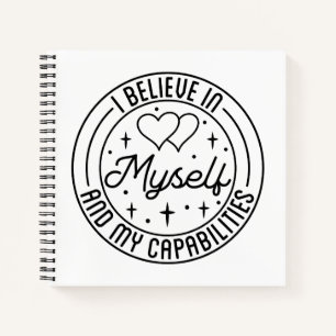Cuaderno Creo en mí mismo y en mis capacidades