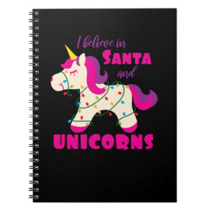 Cuaderno Creo en Santa y los unicornios