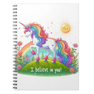 Cuaderno Creo en ti... unicornios