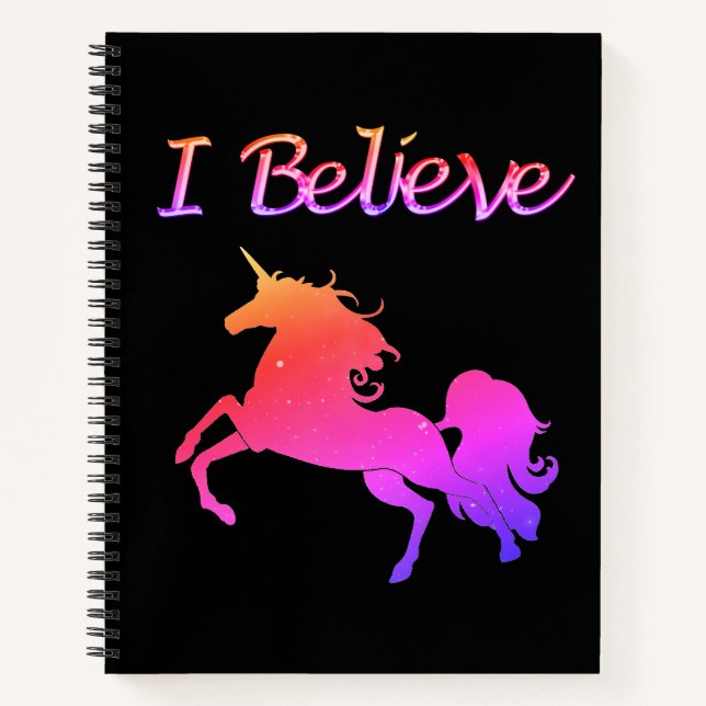 Cuaderno Creo en Unicornios (Anverso)
