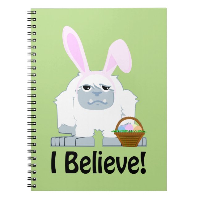 Cuaderno ¡Creo! Yeti de Pascua (Frente)