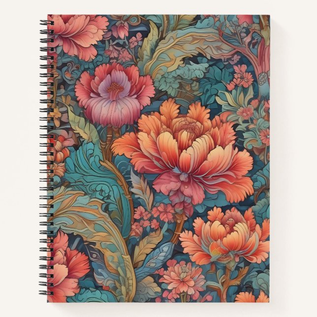 Cuaderno Crepúsculo Florido (Anverso)