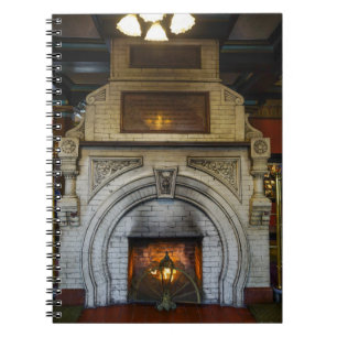 Cuaderno Crescent Hotel Chimenea Bloc de notas
