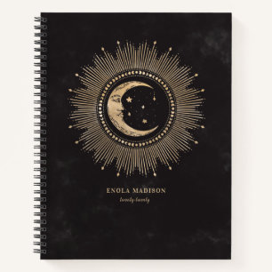 Cuaderno Crescent Man in the Moon Personalized