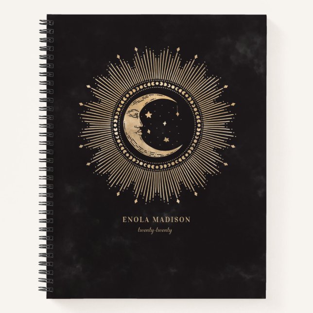 Cuaderno Crescent Man in the Moon Personalized (Anverso)