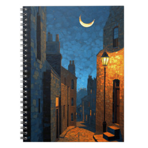 Cuaderno Crescent Moon Lantern Street Notebook