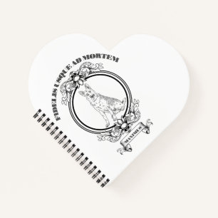 Cuaderno Crest de Pastor Alemán Vintage Personalizado - Dar