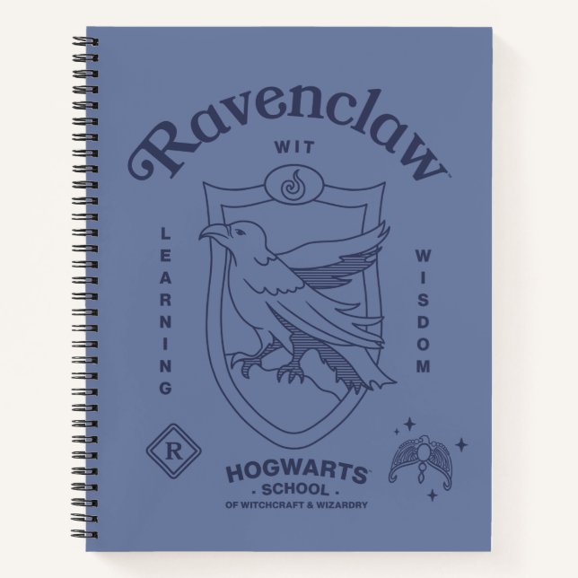 Cuaderno Crest de Sabiduría y Aprendizaje de RAVENCLAW™ (Anverso)
