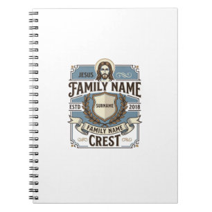 Cuaderno Crest del apellido Jesús Crest del apellido Jesús 