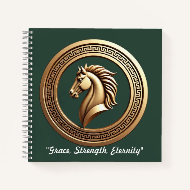 Cuaderno "Crest Haven de Caballo" (Anverso)