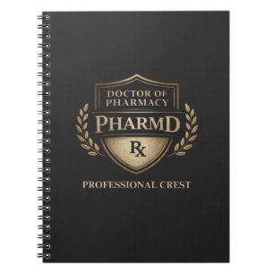Cuaderno Crest Profesional de Doctor en Farmacia