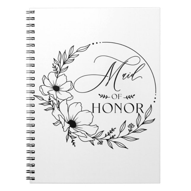 Cuaderno criada de honor (Frente)
