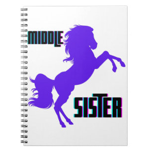 Cuaderno Crianza de Poni Púrpura de la Hermana del Medio