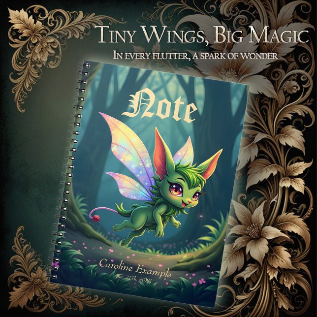 Cuaderno Criatura de Hada Encantada – Duende del Bosque Mág (Subido por el creador)