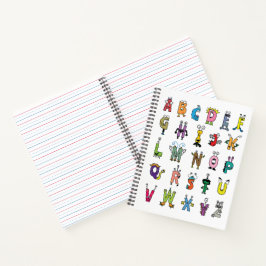 Cuaderno Criaturas del Alfabeto Caprichoso | Abecedario en