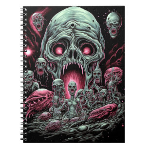 Cuaderno Criaturas Zombie Arte Horror Sci-fi