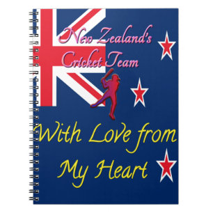 Cuaderno Cricket internacional en Nueva Zelanda