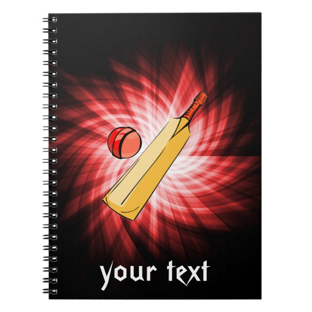 Cuaderno Cricket; rojo (Frente)