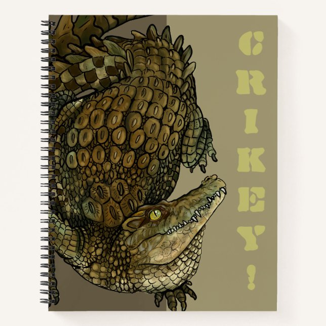 Cuaderno ¡Crikey cocodrilo! (Anverso)