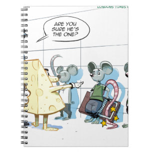 Cuaderno Crímenes del Ratón por Rick London Divertido