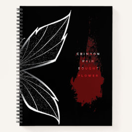Cuaderno Crimson Rain Sought Flower (eng)