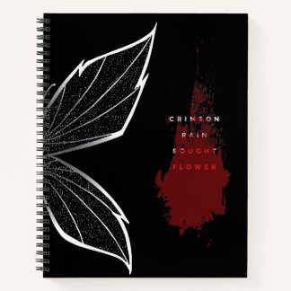 Cuaderno Crimson Rain Sought Flower (eng)